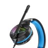 Наушники W104 игровые проводные с микрофоном (синие)