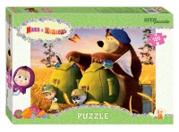Мозаика "puzzle" 120 "Маша и Медведь - 2"( в ассортименте)