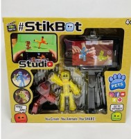 Игровой набор Stikbot Studio с собачкой ( цвета в ассортименте)